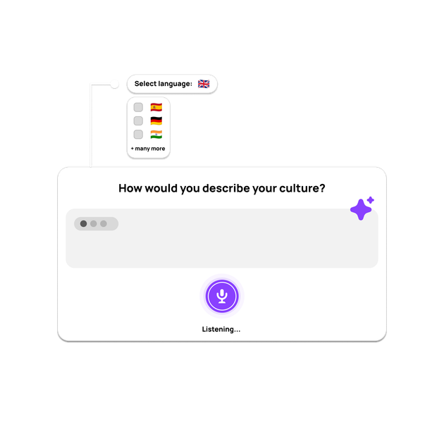 Culture15 reduces survey fatigue.
